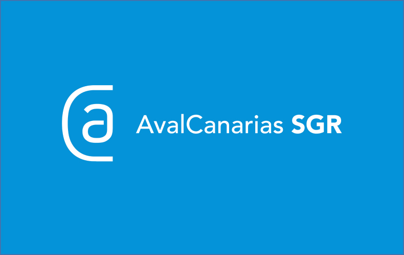 Imagotipo de uso principal sobre fondo azul