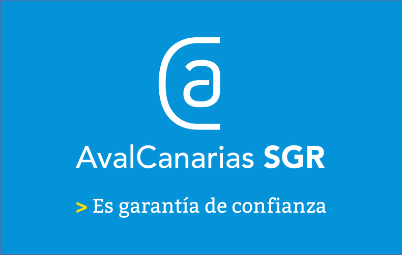 Imagotipo de uso secundario sobre fondo azul